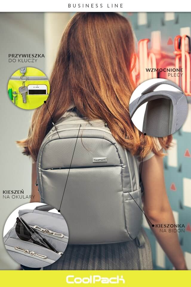 Modny plecak biznesowy damski - nowa kolekcja Business Line CoolPacka